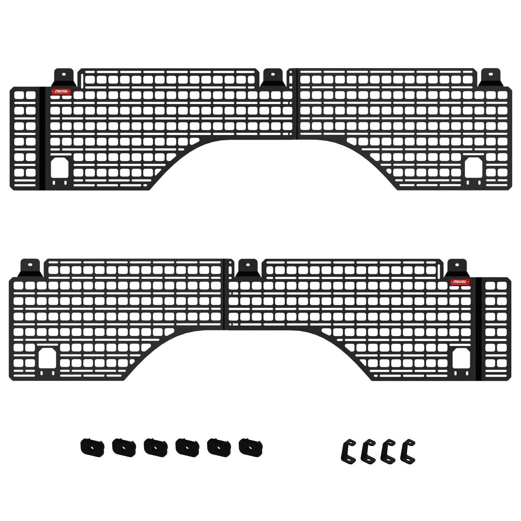 '07-18 Chevy/GMC Bedside Rack System 4 Panel Kit Bed Accessory BuiltRight Industries parts