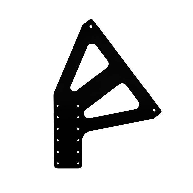 07-18 Jeep JK Body Mount Tire Carrier Hi-Lift Jack Mount Tire Carrier Impact Series Off-Road Armor display