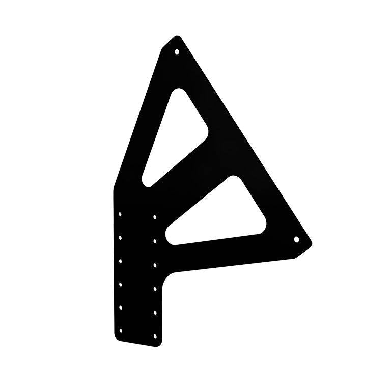 07-18 Jeep JK Body Mount Tire Carrier Hi-Lift Jack Mount Tire Carrier Impact Series Off-Road Armor display