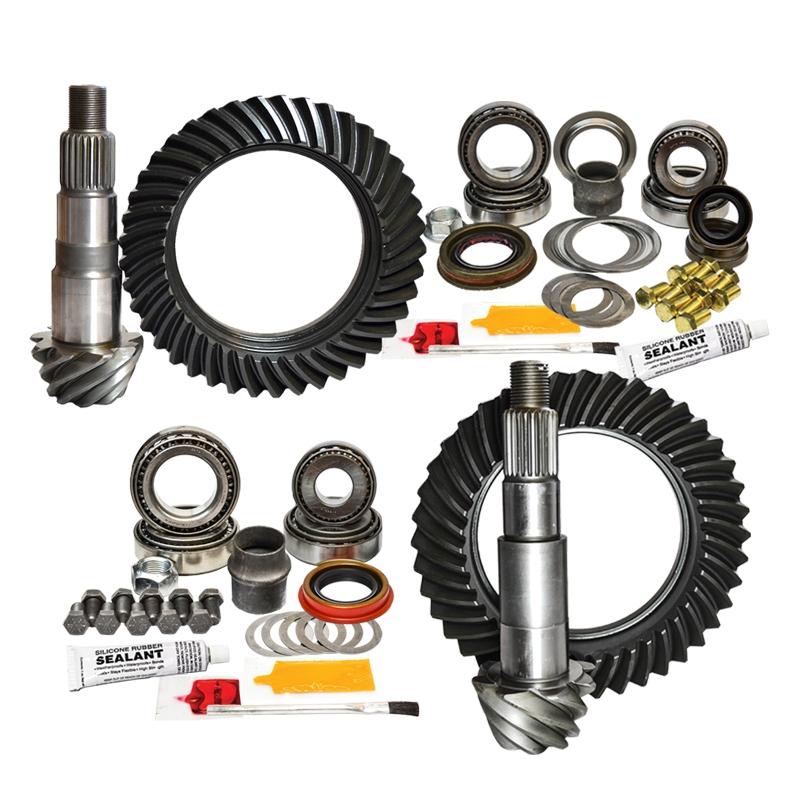 '07-18 Jeep JK Rubicon Front and Rear Gear Package Kit Drivetrain Nitro Gear and Axle