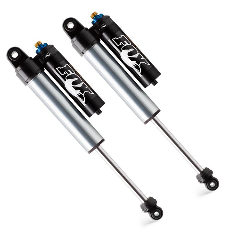 '07-18 Chevy/GM 1500 2.5 Factory Series Remote Reservoir Rear Shocks Display of Included Parts