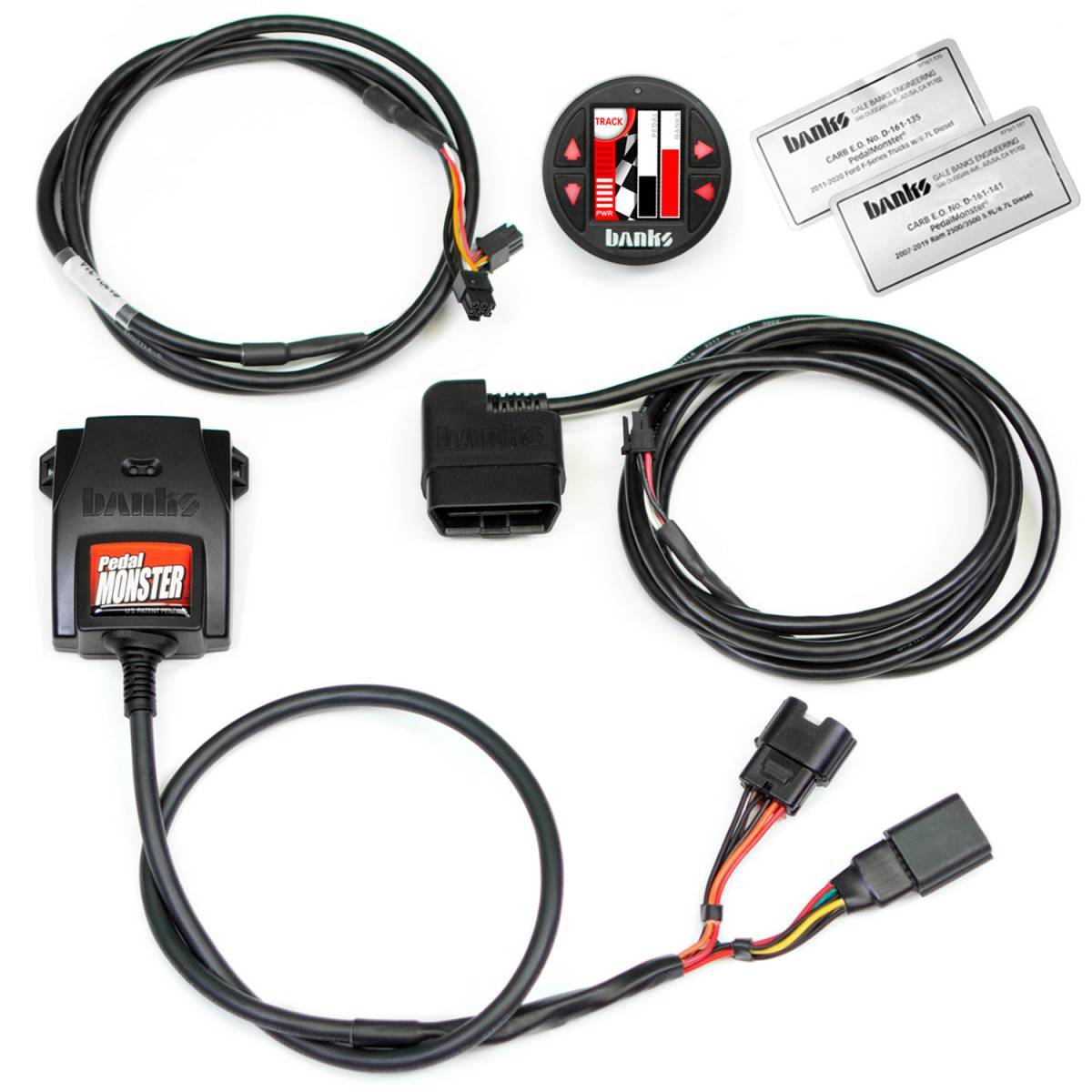 ram pedal Banks Power 64312-C PedalMonster Kit with iDash 1.8 SuperGauge