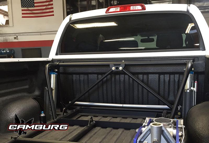 '07-21 Toyota Tundra Camburg Long Travel Rear Bedcage Display in Vehicle