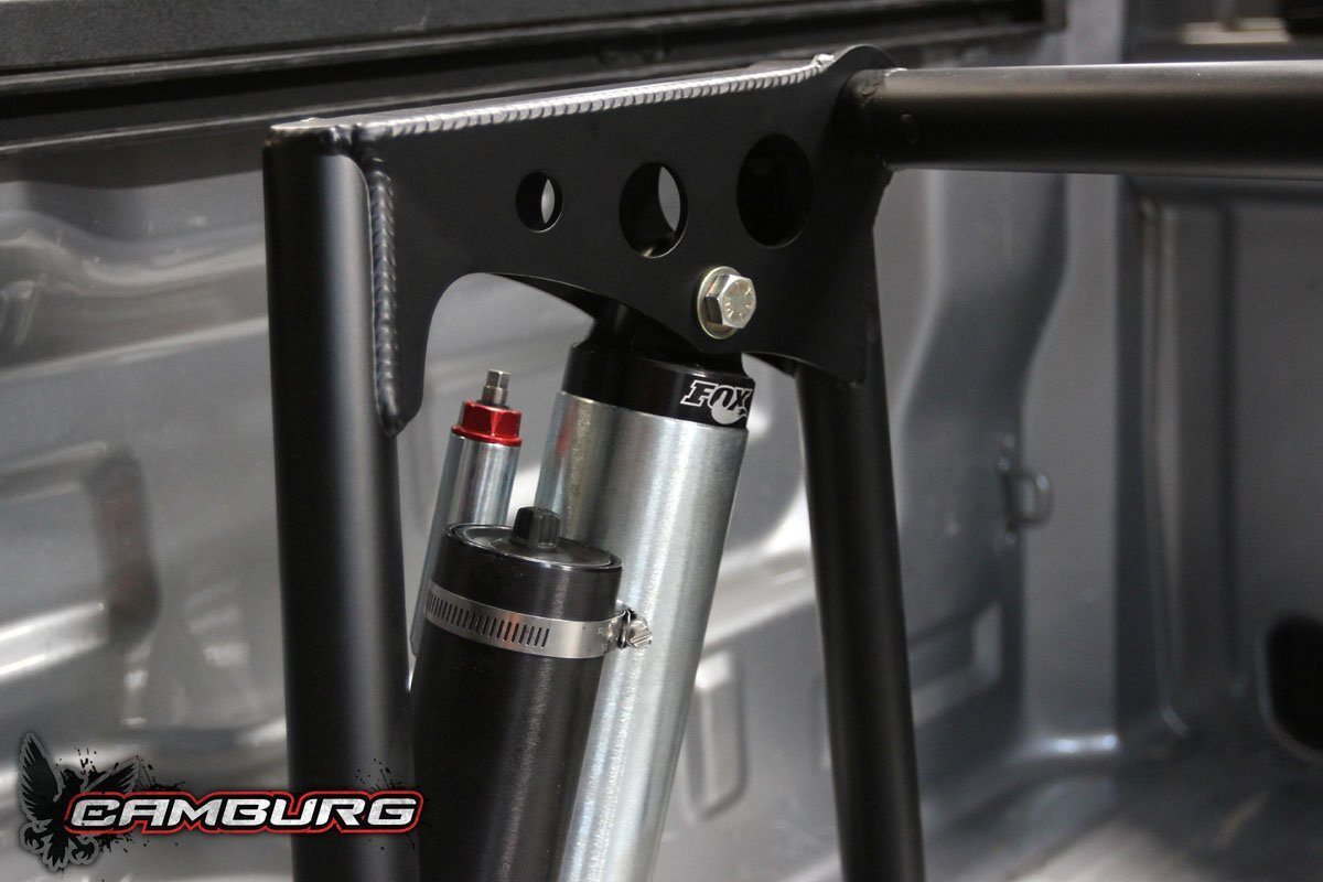 '07-21 Toyota Tundra Camburg Long Travel Rear Bedcage Close-up Display