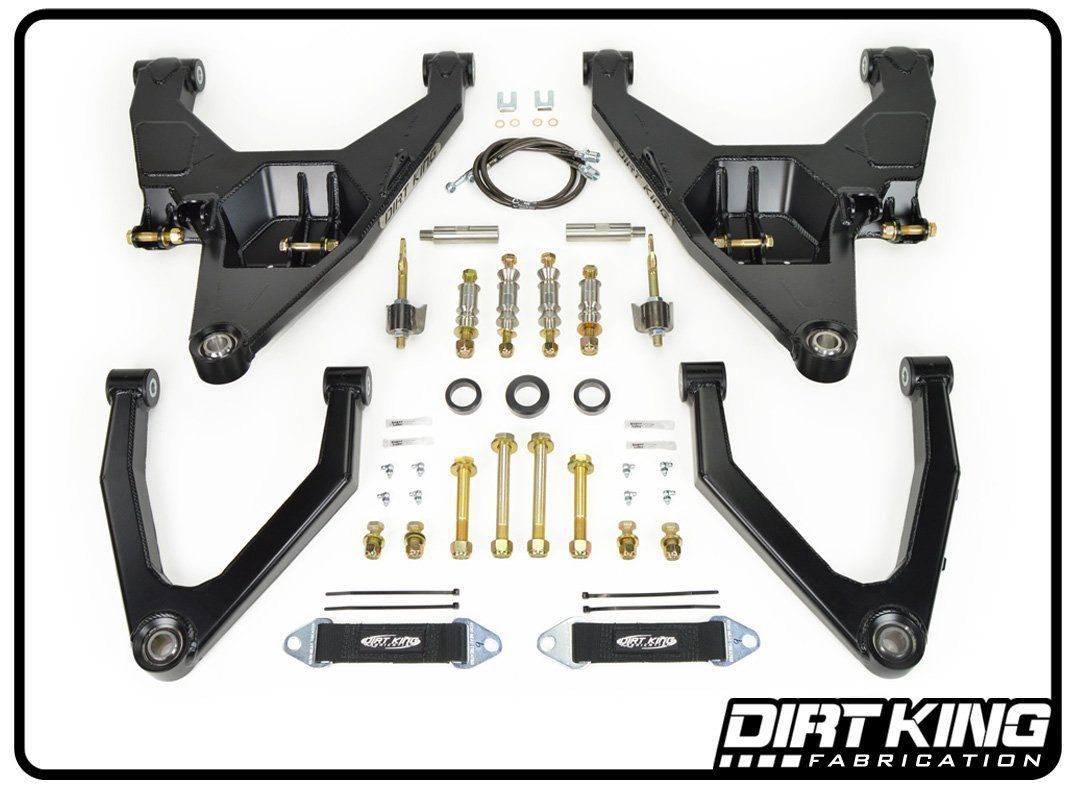 '07-18 Chevy/GMC 1500 Long Travel Kit Display of Included Parts