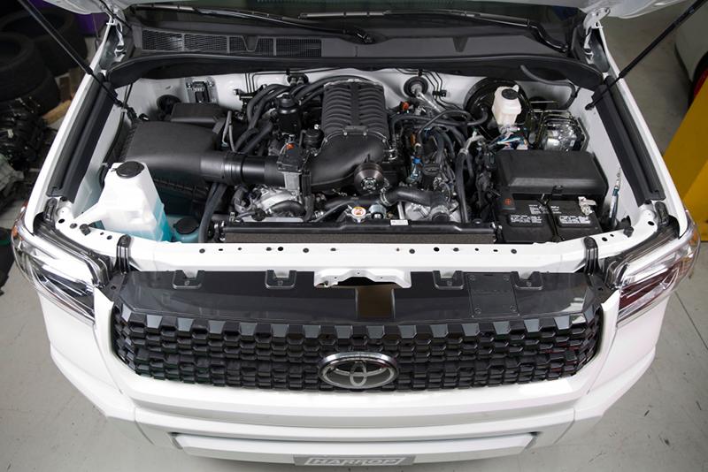 '07-21 Toyota Tundra 3UR-FE 5.7L V8-TVS2650 Harrop Supercharger Kit Display in Vehicle