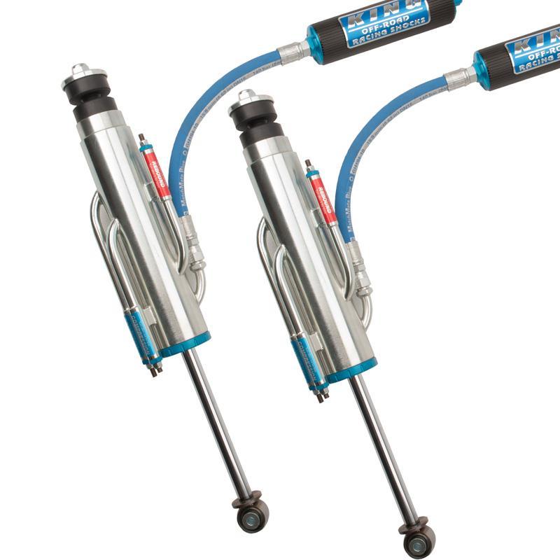 07-Current Toyota Tundra King 3.0 Stage 3 Race Series 3Tube Remote Reservoir Rear Bypass Shocks Suspension King Off-Road Shocks