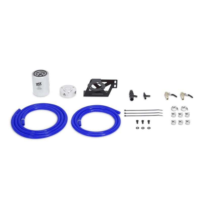 08-10 Ford 6.4L Powerstroke Coolant Filter Kit Performance Products Mishimoto Blue parts