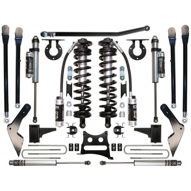 08-10 Ford F250/F350 4WD 4-5.5" Coilover Conversion System-Stage 4 Suspension Icon Vehicle Dynamics parts