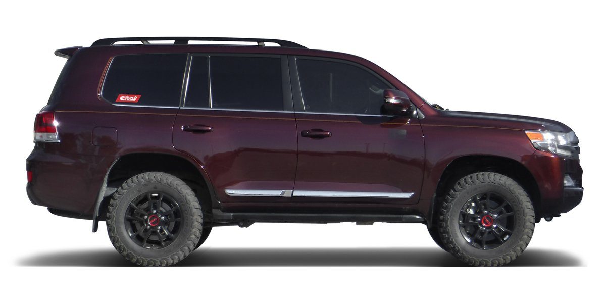 '08-21 Toyota Land Cruiser 200 Series Eibach Pro-Truck Sport - Front Shock Display on Vehicle