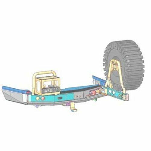 '08-21 Toyota Land Cruiser 200 Series Modular Rear Bumper ARB interior/ In-depth view