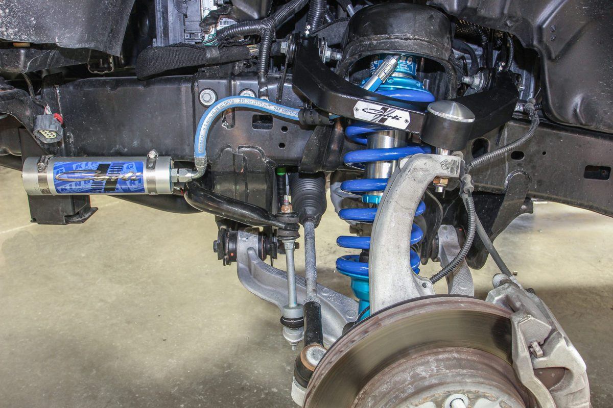 '09-18 Ram 1500 Carli 2.5 Performance Suspension System Close-up Display on Vehicle