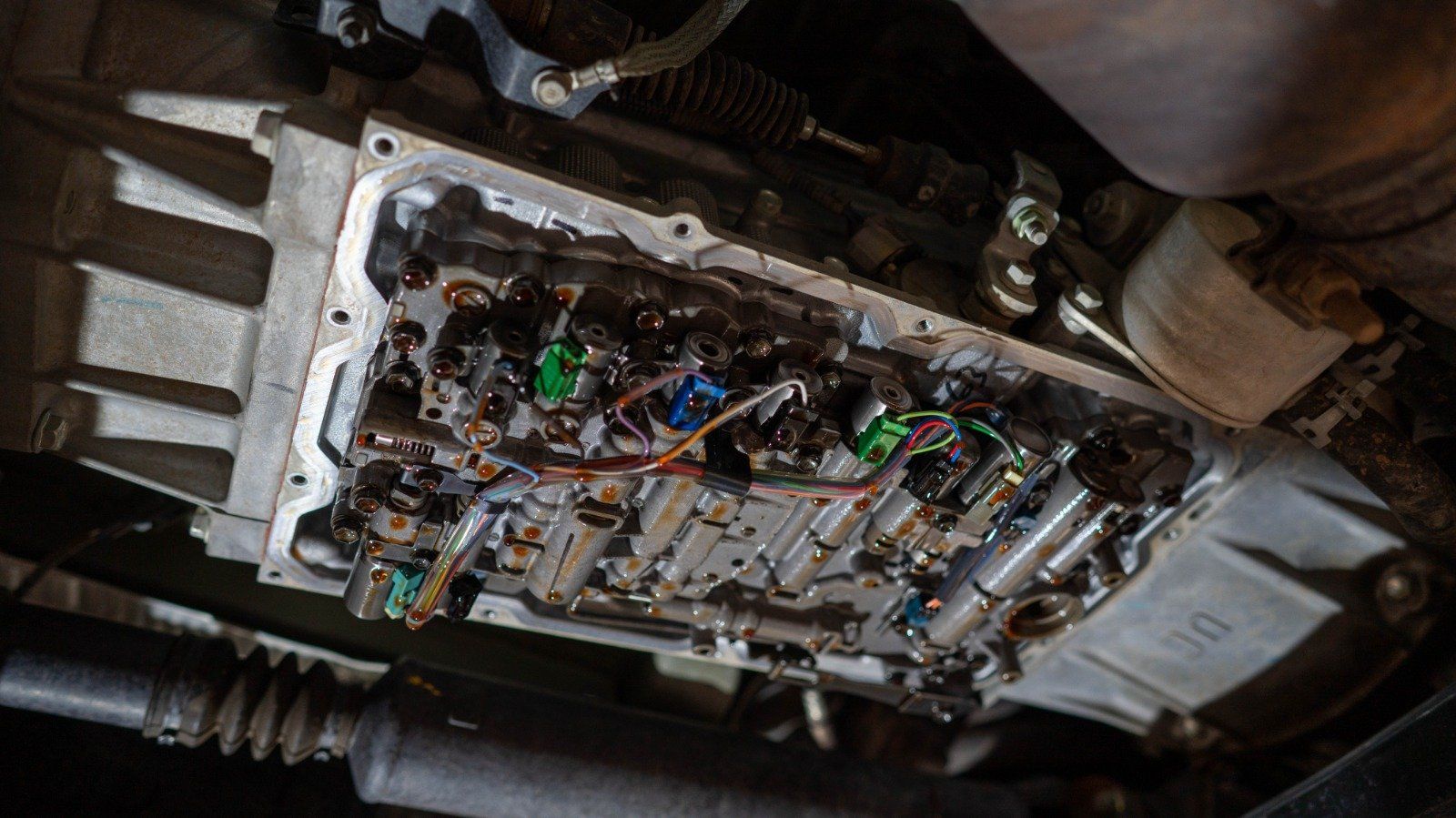 '09-21 Toyota Tundra AB60 Transmission Hi-Tek Trans Pan Drivetrain B&M display on Vehicle