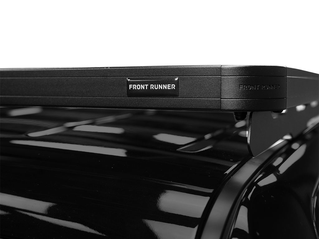 '09-23 Ram 2500/3500 Crew Cab Slimline II Low Profile Roof Rack Kit Close-up Display on Vehicle