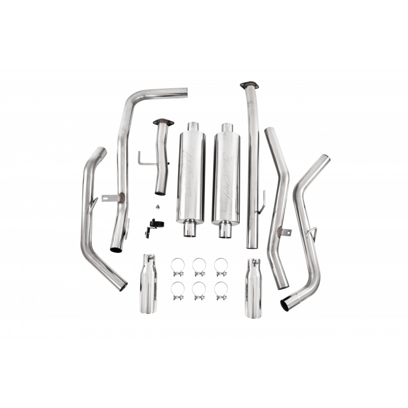 '09-21 Toyota Tundra 2 1/2" Cat Back Dual Side Exit Exhaust MBRP parts
