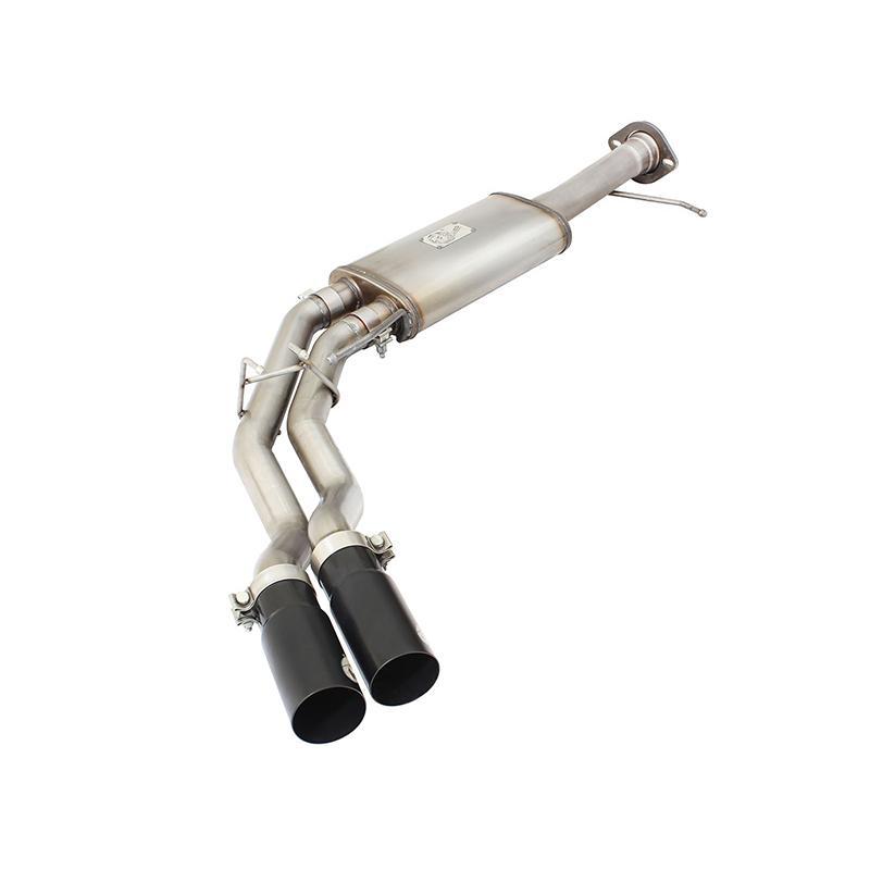 10-14 Ford Raptor Rebel Series 409 Stainless Steel Bat-Back Exhaust System AFE Power display