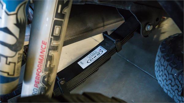 '10-14 Ford Raptor Deaver Rear Leaf Spring Replacement Kit Display on vehicle