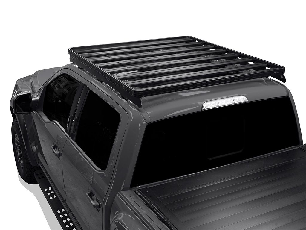 2009-Current Ford Raptor Front Runner Slimline II Low Profile Roof Rack Kit Display on Vehicle