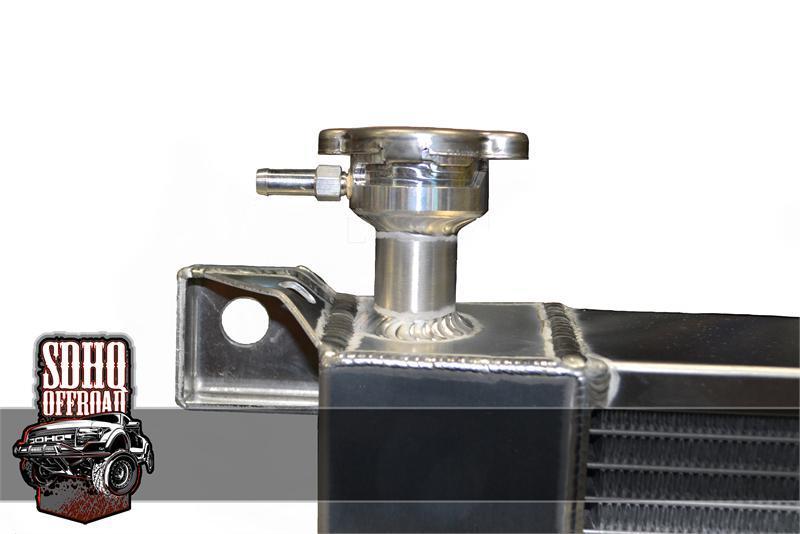 '10-14 Ford Raptor OEM Replacement Radiator Close-up Display