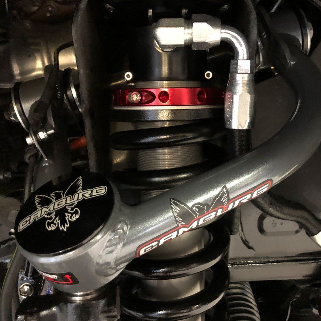 '10-22 Lexus GX460 1.25" Uniball Upper Control Arms Close-up Display on Vehicle