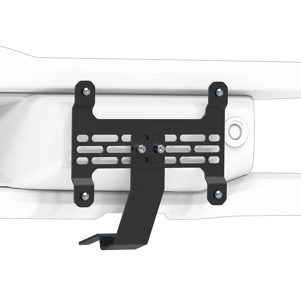 '21-24 Ford Bronco Builtright License Plate Relocation Kit (Standard Plastic Bumper) Display