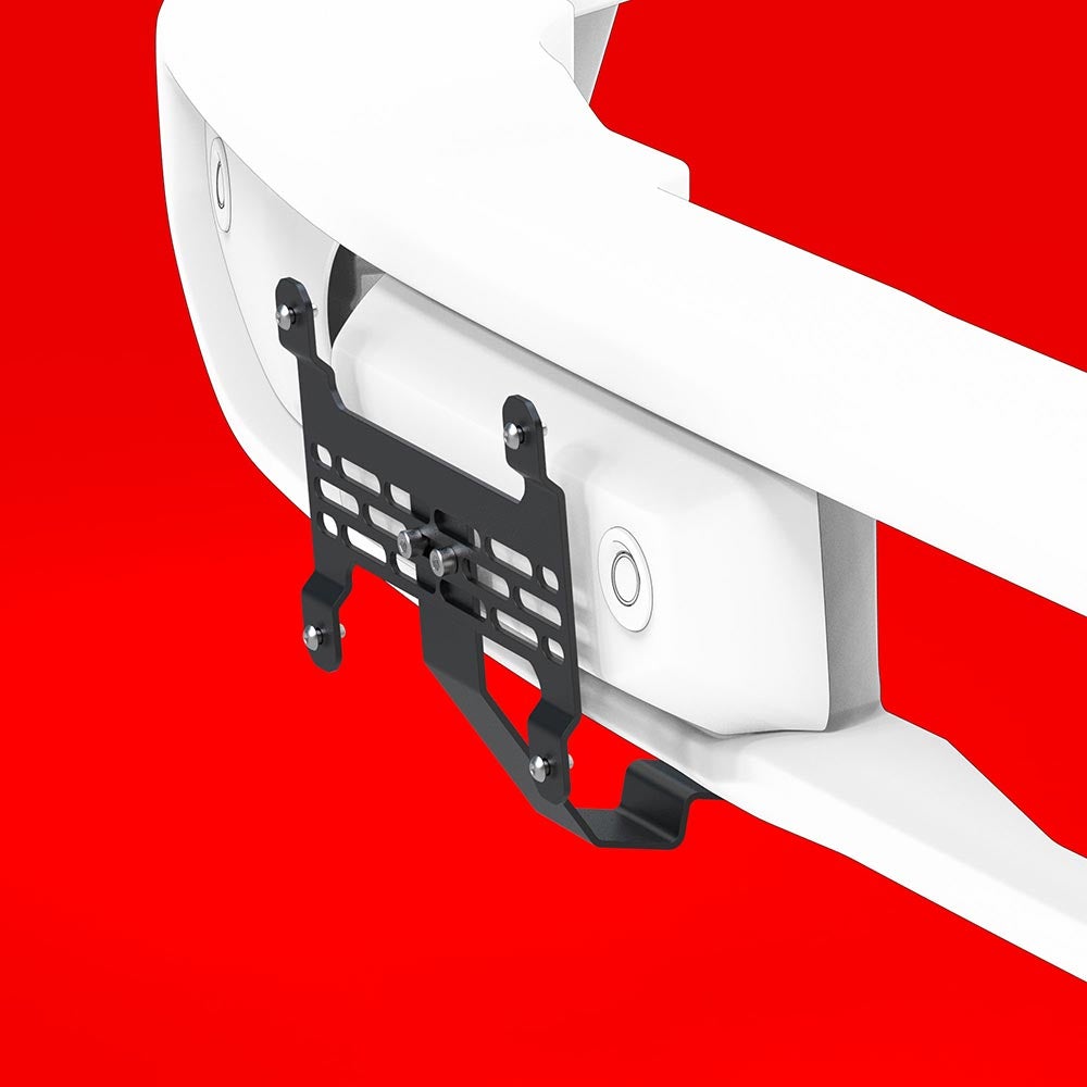 '21-24 Ford Bronco Builtright License Plate Relocation Kit (Standard Plastic Bumper) Display