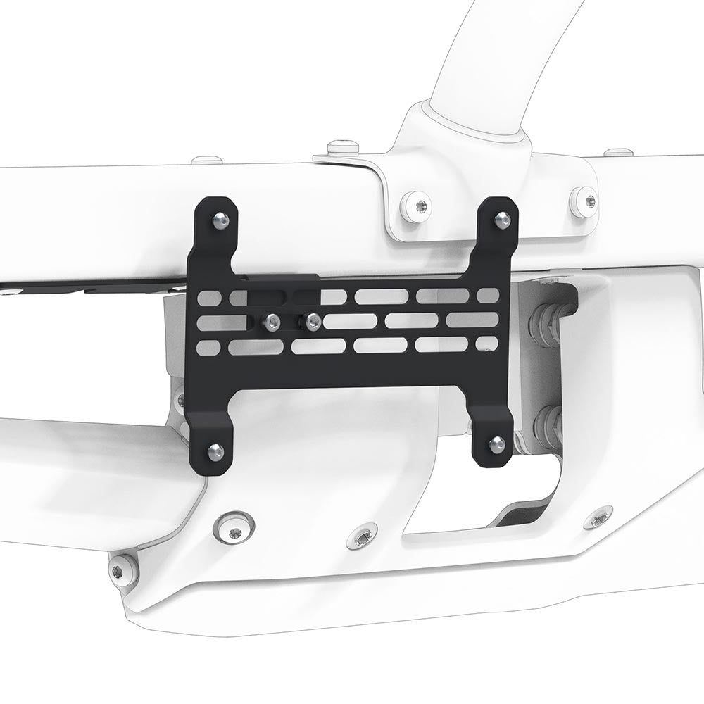 '21-24 Ford Bronco Builtright License Plate Relocation Kit (Modular Steel Bumper) 3D Display