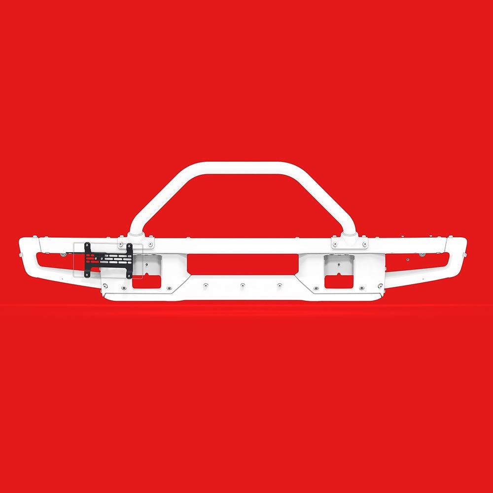 '21-24 Ford Bronco Builtright License Plate Relocation Kit (Modular Steel Bumper) Display on Bumper