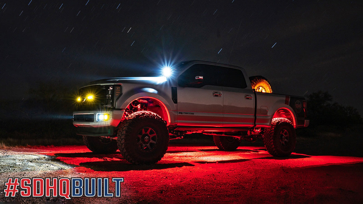 '17-Current Ford Super Duty SDHQ Built A-Pillar Light Mounts