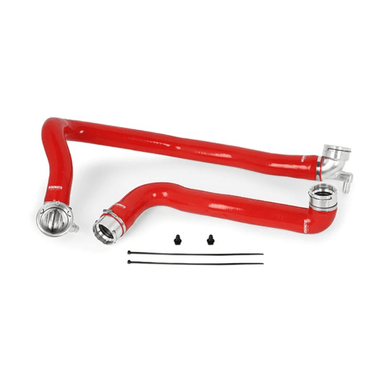 11-16 Ford 6.7L Powerstroke Silicone Coolant Hose Kit Performance Products Mishimoto Red 