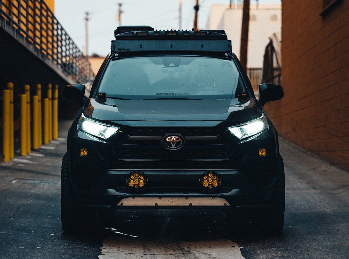 '16-21 Toyota Rav4 SAE Fog Light Kit Baja Designs display on Vehicle