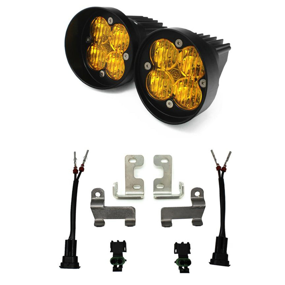 '12-21 Toyota Rav4 Squadron Sport Fog Light Kit Baja Designs amber Display of Included Parts