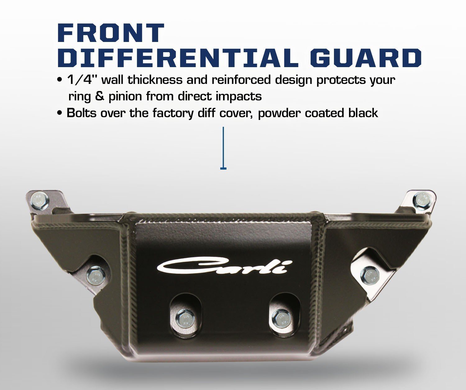 14-24 RAM 2500/3500 4X4 FRONT DIFFERENTIAL GUARD Display and Benefits