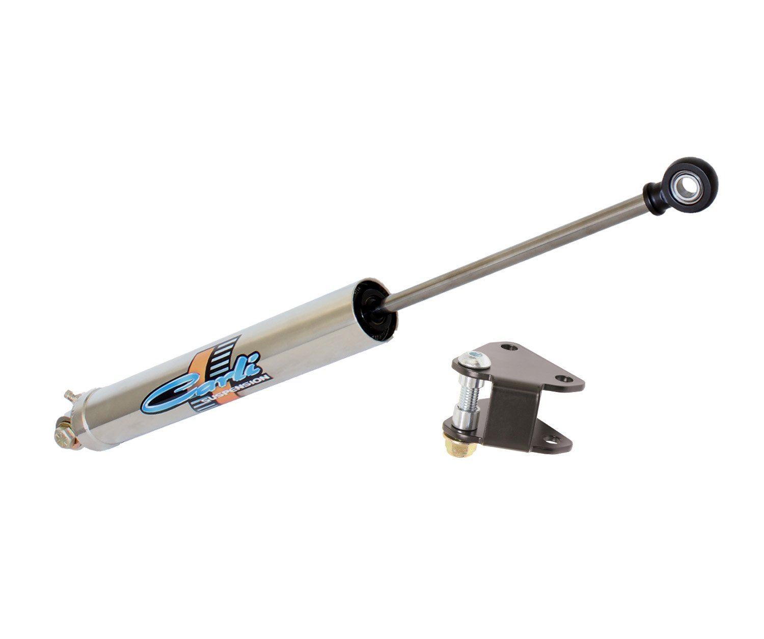 14+ 2500/13+ 3500 Ram Carli Low Mount Steering Stabilizer Steering-CS-DLMSS-14 Display of Included Parts