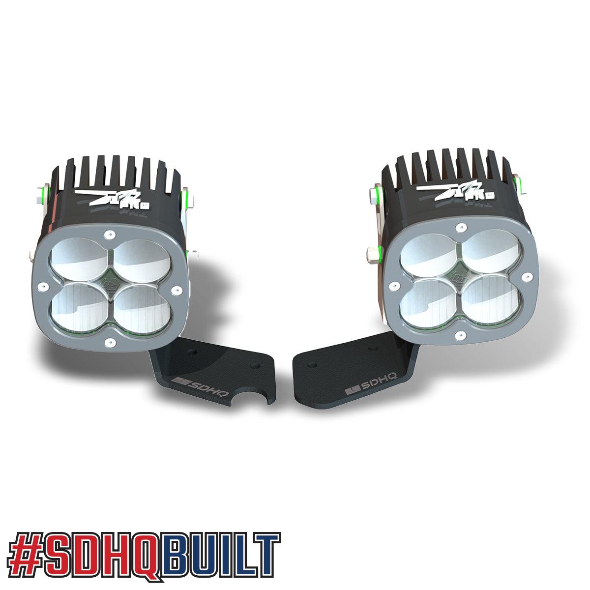 '21-Current Ford Bronco SDHQ Built A-Pillar Light Mounts