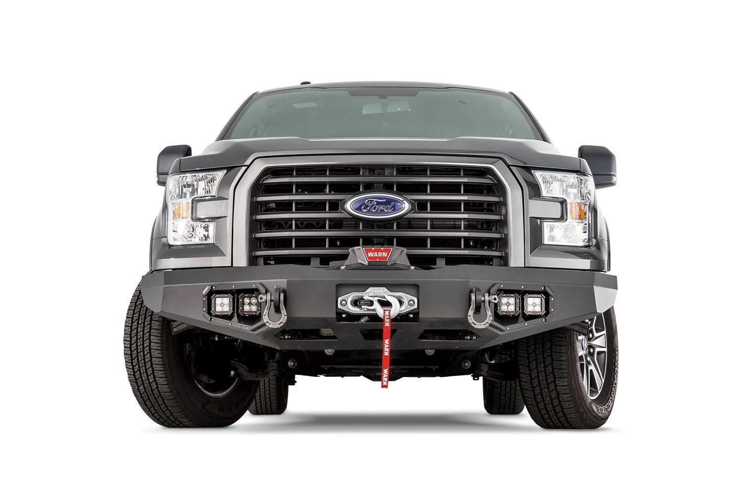 15-17 Ford F150 Ascent Front Bumper Warn Industries (front view)