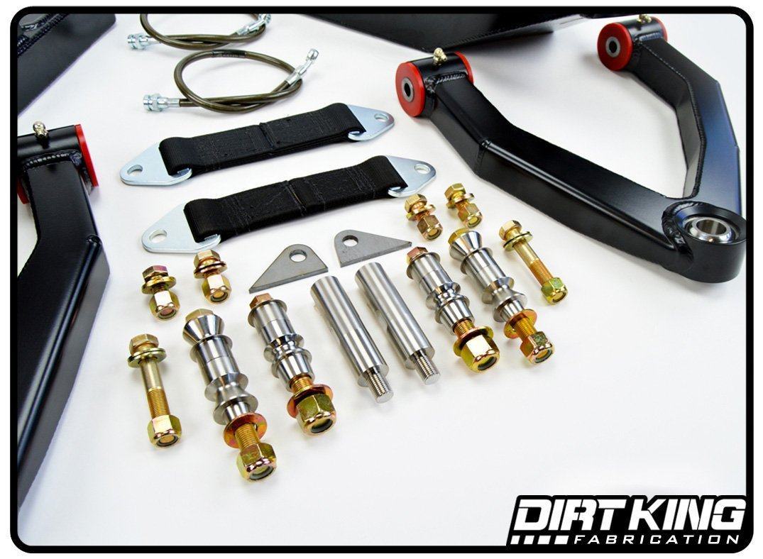 '15-22 Chevy Colorado 2WD Long Travel Kit Close-up Display of Included Parts