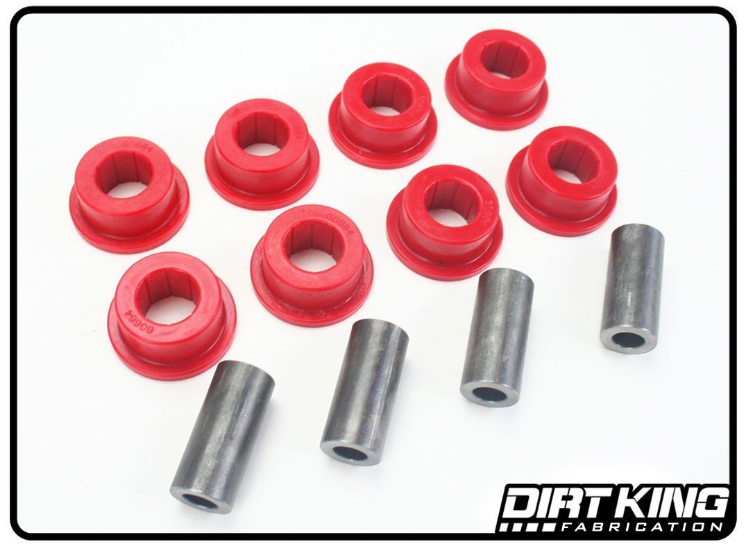 '15-22 Chevy Colorado Upper Arm Bushing Rebuild Kit Display of Included Parts