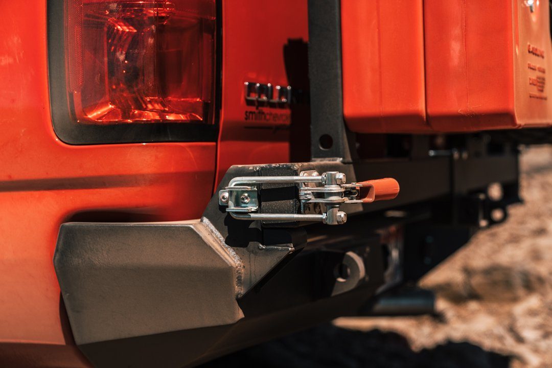 '15-20 Chevy Colorado Z71 & ZR2 CBI Off-Road Rear Bumper Close-up Display on Vehicle