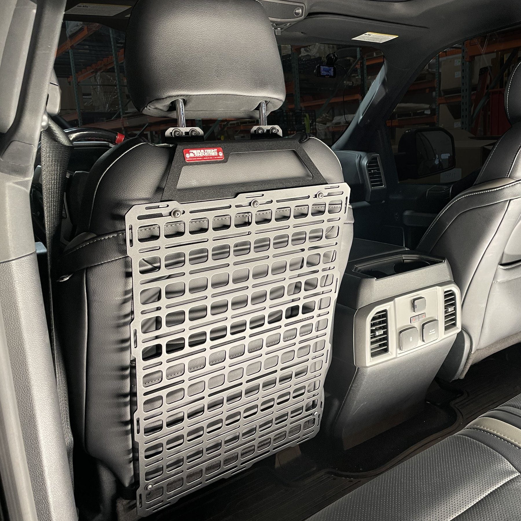 BuiltRight'15Current Ford F150 Back Seat Tech Plate Molle Kit104044