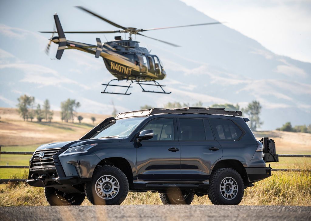 '16-21 Lexus GX570 Roof Rack Prinsu Designs display