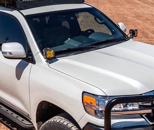 '16-21 Toyota Land Cruiser 200 Series SDHQ Built A-Pillar Light Mounts Lighting SDHQ Off Road