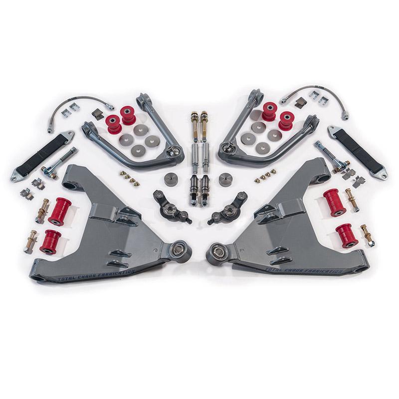 '16-Current Tacoma Prerunner / 4WD +3.5" Long Travel Kit RACE SERIES 4130 Lower Arms Suspension Total Chaos Fabrication Icon Bushings