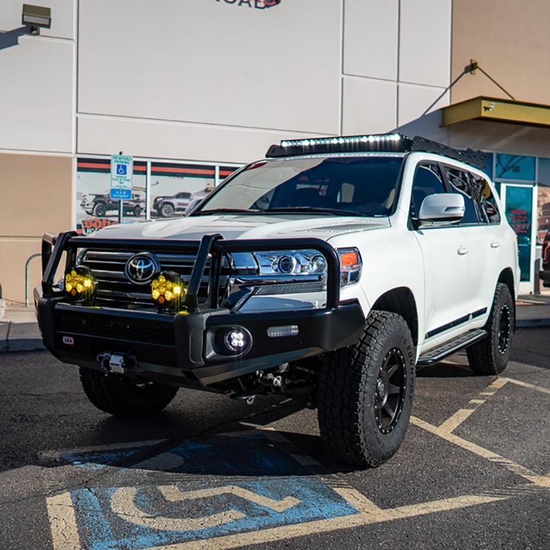 '16-21 Toyota 200 Series Land Cruiser Summit Front Bumper Bumper ARB display on Vehicle (Angled View)
