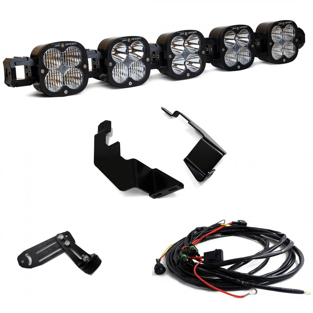 '16-21 Toyota Tacoma 5XL Linkable Kit Lighting Baja Designs Display of Included Parts