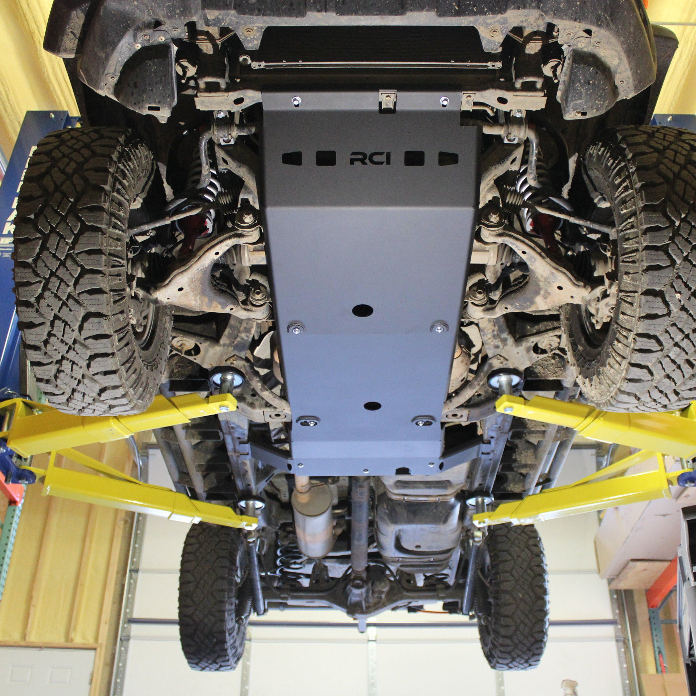 16-23 Toyota Tacoma Front Skid Plate Bed Rack RCI Off Road (bottom view)