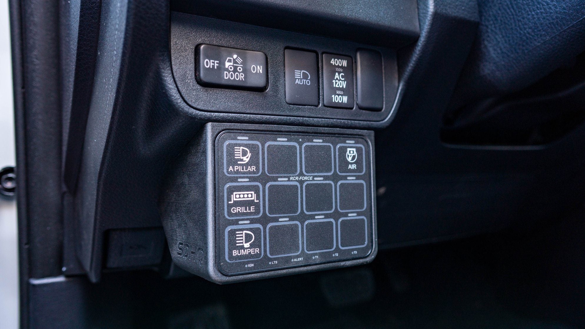 '16-Current Toyota Tacoma SDHQ Built Switch-Pros RCR-Force-12 Keypad Mount Lighting SDHQ Off Road