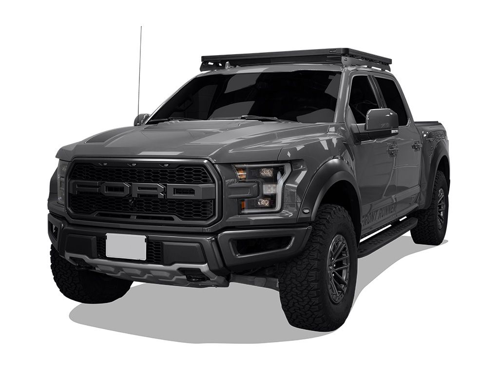 '09-Current Ford Raptor Slimline II Low Profile Roof Rack Kit Display on vehicle
