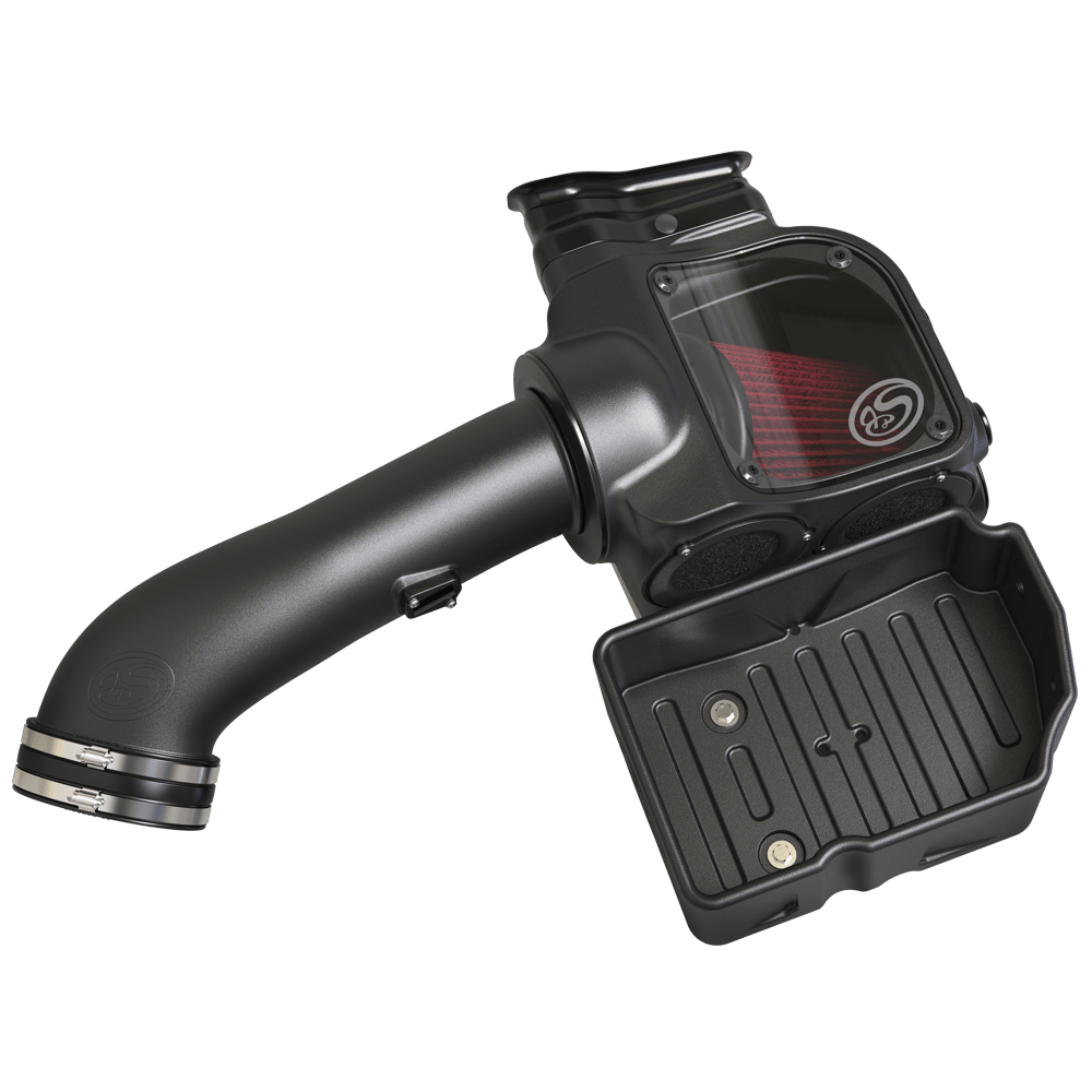 '17-19 Ford Powerstroke 6.7L Cold Air Intake S&B Filters Cotton Cleanable (top part)