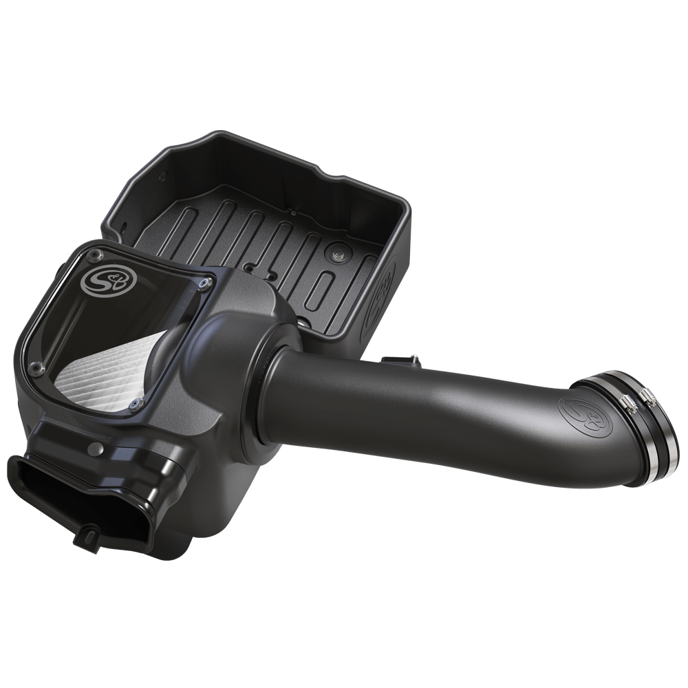 '17-19 Ford Powerstroke 6.7L Cold Air Intake S&B Filters Dry Extendable individual display